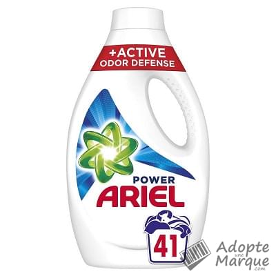 Ariel Power+ - Lessive liquide Active Défense contre les Odeurs "Le flacon de 2,255L (41 doses)"