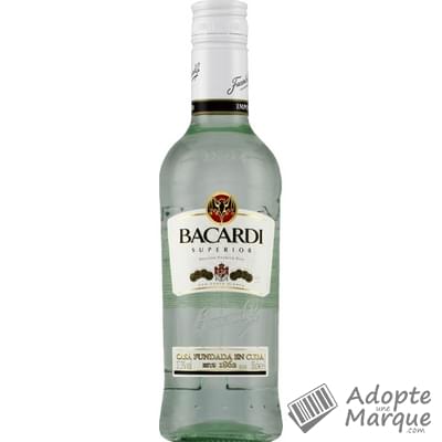Bacardi Rhum Supérieur - 37,5% vol. La bouteille de 35CL