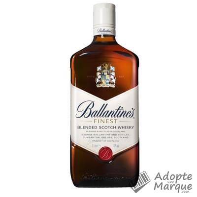 Ballantine's Whisky Finest Blended Scotch Whisky - 40% vol. La bouteille de 1L