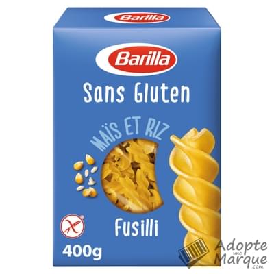 Barilla Fusilli Sans Gluten La boîte de 400G