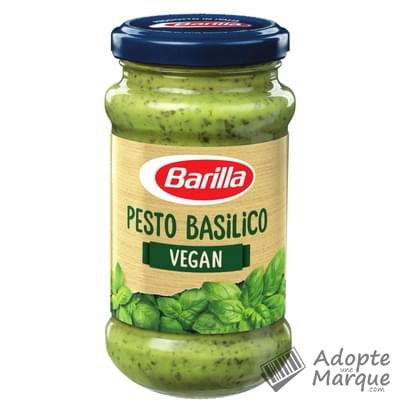 Barilla Sauce Pesto Basilico Vegan Le bocal de 400G