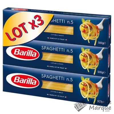 Barilla Spaghetti Les 3 boîtes de 500G
