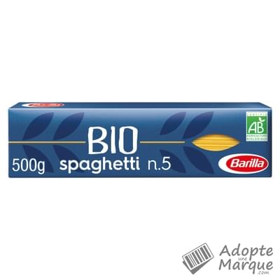 Barilla Spaghetti Bio La boîte de 500G