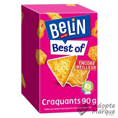 Belin Best of Crackers - Biscuits apéritif La boîte de 90G