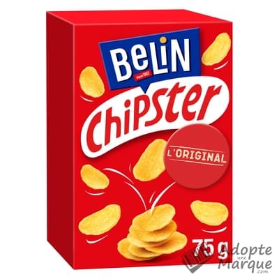 Belin Chipster - L'Original - Pétales soufflés & salés à la Pomme de terre La boîte de 75G