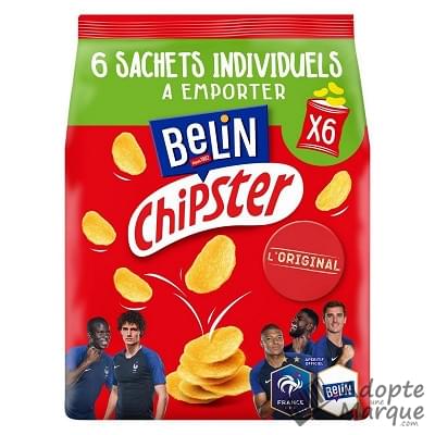 Belin Chipster - L'Original - Pétales soufflés & salés à la Pomme de terre Le paquet de 6 sachets - 132G