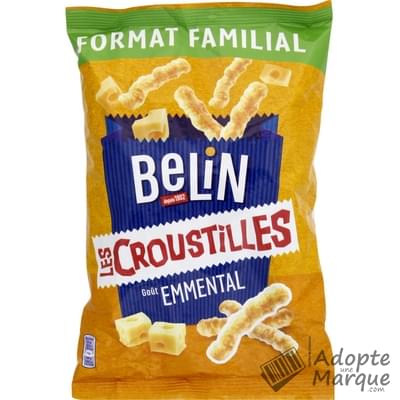 Belin Croustilles - Biscuits apéritif Goût Emmental Le sachet de 138G