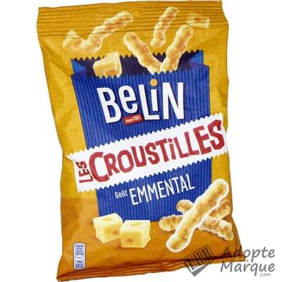 Belin Croustilles - Biscuits apéritif Goût Emmental Le sachet de 88G
