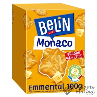 Belin Monaco - Biscuits apéritif à l'Emmental La boîte de 100G