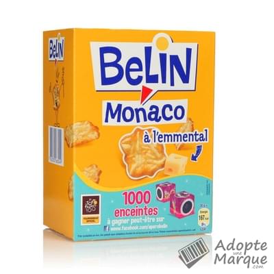 Belin Monaco - Biscuits apéritif à l'Emmental La boîte de 105G