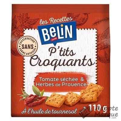 Belin Les Recettes Belin P'tits Croquants - Biscuits apéritif Saveur Tomates & Herbes de Provence Le sachet de 110G