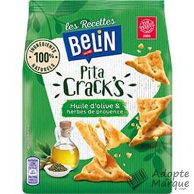Belin Les Recettes Belin Pita Crack's - Biscuits apéritif Saveur Herbes de Provence et Huile d'Olive Le sachet de 100G