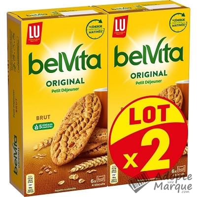 BelVita Biscuits aux céréales - Brut de Céréales Les 2 paquets de 400G