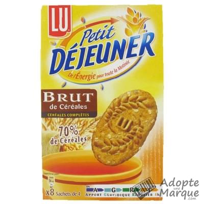 LU BelVita Petit Déjeuner Brut & 5 Céréales Complètes 400g (lot de