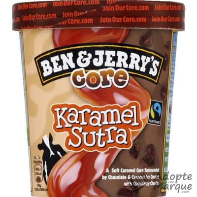 Ben & Jerry's Crème glacée - Caramel Sutra Core Le pot de 500ML