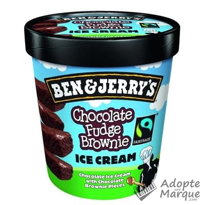 Ben & Jerry's Crème glacée - Chocolate Fudge brownie Le pot de 500ML