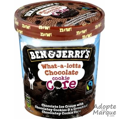 Ben & Jerry's Crème glacée - Cookie Core - What-a-lotta Chocolate Le pot de 500ML