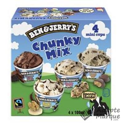 Ben & Jerry's Mini Cups - Chunky Mix Les 4 pots de 100ML