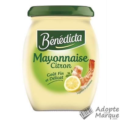 Bénédicta Mayonnaise Citron Le pot de 255G