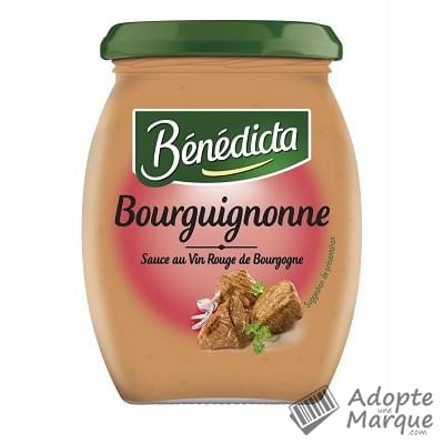 Bénédicta Sauce Bourguignonne Le pot de 270G