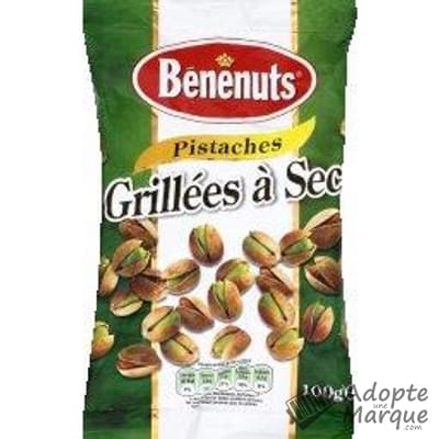 Bénénuts Pistaches Grillées à Sec Le sachet de 100G