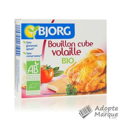 Bjorg Bouillon cube Volaille Les 6 cubes de 11G - 66G