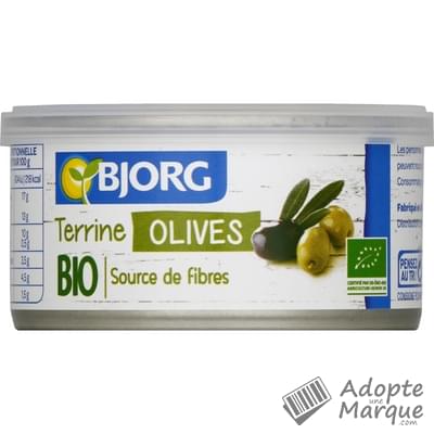 Bjorg Terrine aux Olives La boîte de 125G