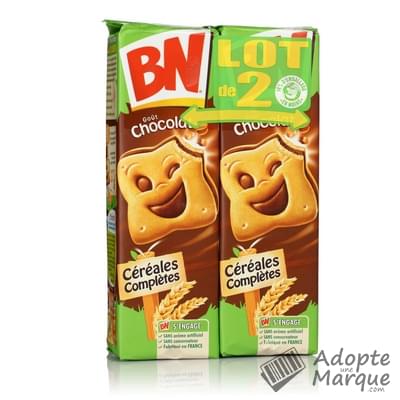 BN Biscuits fourrés - Goût Chocolat Les 2 paquets de 295G