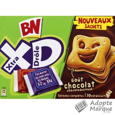 Biscuits goûter fourrés au chocolat BN format Pocket 150g - Kibo