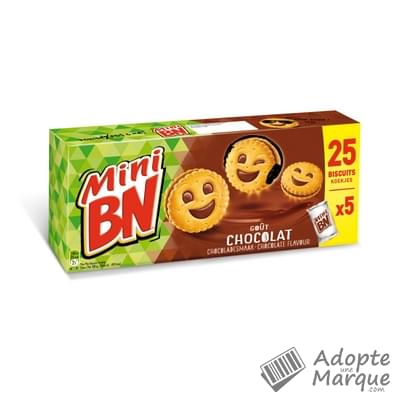BN Mini BN - Biscuits fourrés - Goût Chocolat Le paquet de 175G