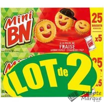 BN Mini BN - Biscuits Fourrés - Goût Fraise Les 2 Paquets De 175G ...