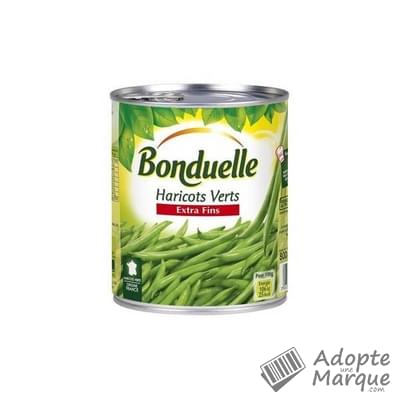 Bonduelle Haricots Verts Extra-Fins La conserve de 800G (440G égoutté)