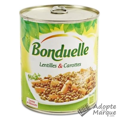 Bonduelle Lentilles & Carottes La conserve de 800G (530G égoutté)