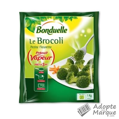 Bonduelle Précuit Vapeur - Le Brocoli Le sachet de 1KG