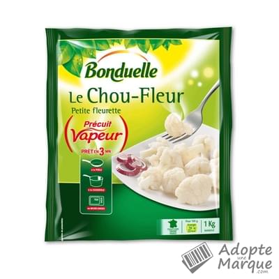 Bonduelle Précuit Vapeur - Le Chou-Fleur Le sachet de 1KG