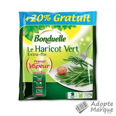 Bonduelle Précuit Vapeur - Le Haricot Vert "Le sachet de 1,2KG"