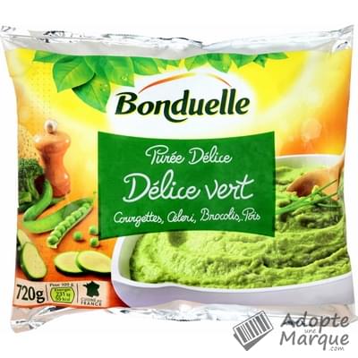 Bonduelle Purée Délice Vert (Courgettes, Céleri, Brocolis & Pois) Le sachet de 720G