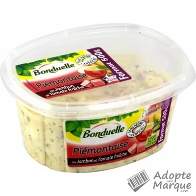 Bonduelle Salade Piémontaise au Jambon & Tomate fraîche La barquette de 500G