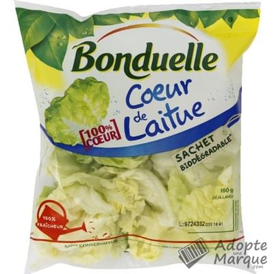 Bonduelle Salade en sachet - Cœur de Laitue Le sachet de 160G