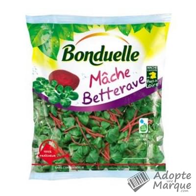 Bonduelle Salade en sachet - Mâche & Betterave Le sachet de 150G