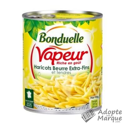 Bonduelle Vapeur - Haricots Beurre Extra-Fins La conserve de 590G (440G égoutté)