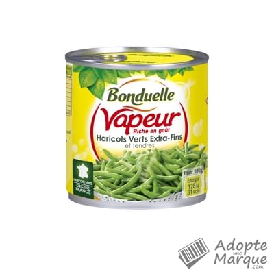 Bonduelle Vapeur - Haricots Verts Extra-Fins La conserve de 295G (220G égoutté)