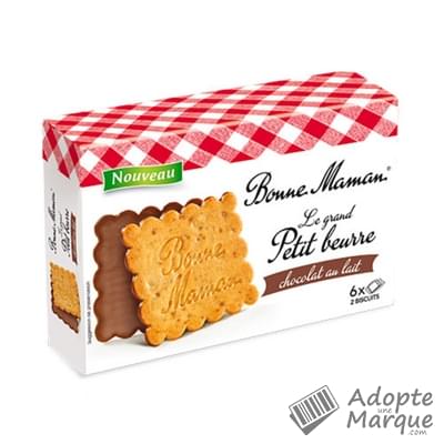 Bonne Maman Biscuits Petit Beurre au Chocolat au Lait Le paquet de 170G