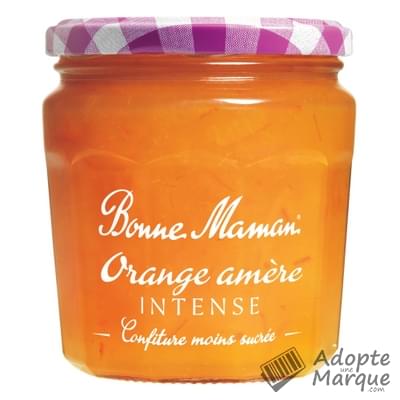 Bonne Maman Confiture intense Orange amère Le bocal de 335G
