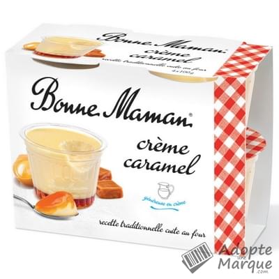 Bonne Maman Crème dessert au Caramel Les 4 pots de 100G