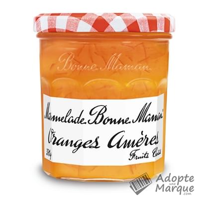 Bonne Maman Marmelade d'Oranges Amères Le bocal de 370G