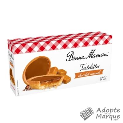 Bonne Maman Tartelettes Chocolat & Caramel Le paquet de 135G