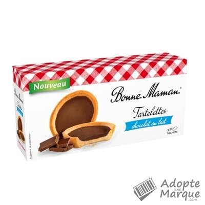 Bonne Maman Tartelettes Chocolat au Lait Le paquet de 125G