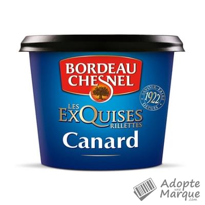 Bordeau Chesnel Les Exquises - Rillettes de Canard Le pot de 220G
