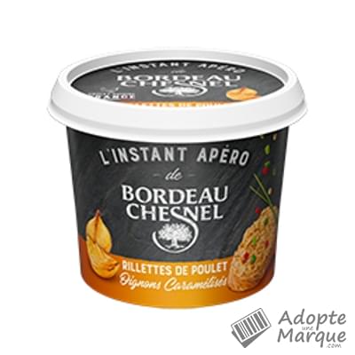 Bordeau Chesnel L'instant Apéro - Rillettes de Poulet aux Oignons caramélisés Le pot de 115G